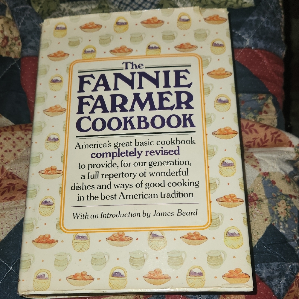 The Fannie Farmer Cookbook - Revised Edition with Cream and Orange Cover
